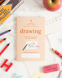 Kids Drawing Passport on a themed background