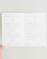 Kids Drawing Passport on a themed background