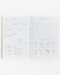 Kids Hike Passport on a cream background