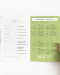 Kids Hike Passport on a cream background