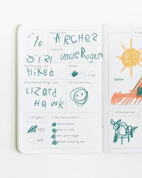 Kids National Park Passport on a themed background