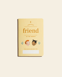Kids Friend Passport on a cream background