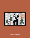 The Letterfolk Eclectic Tile Bundle in a Tile Mat Design on a mink background. 