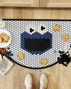 Letterfolk Half Moon Tile Mat in White on display