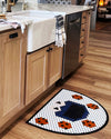 Letterfolk Half Moon Tile Mat in White on display