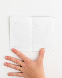 Campground Passport on a themed background