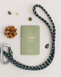 Climb Passport on a themed background