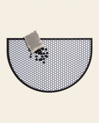 Letterfolk Half Moon Tile Mat in White