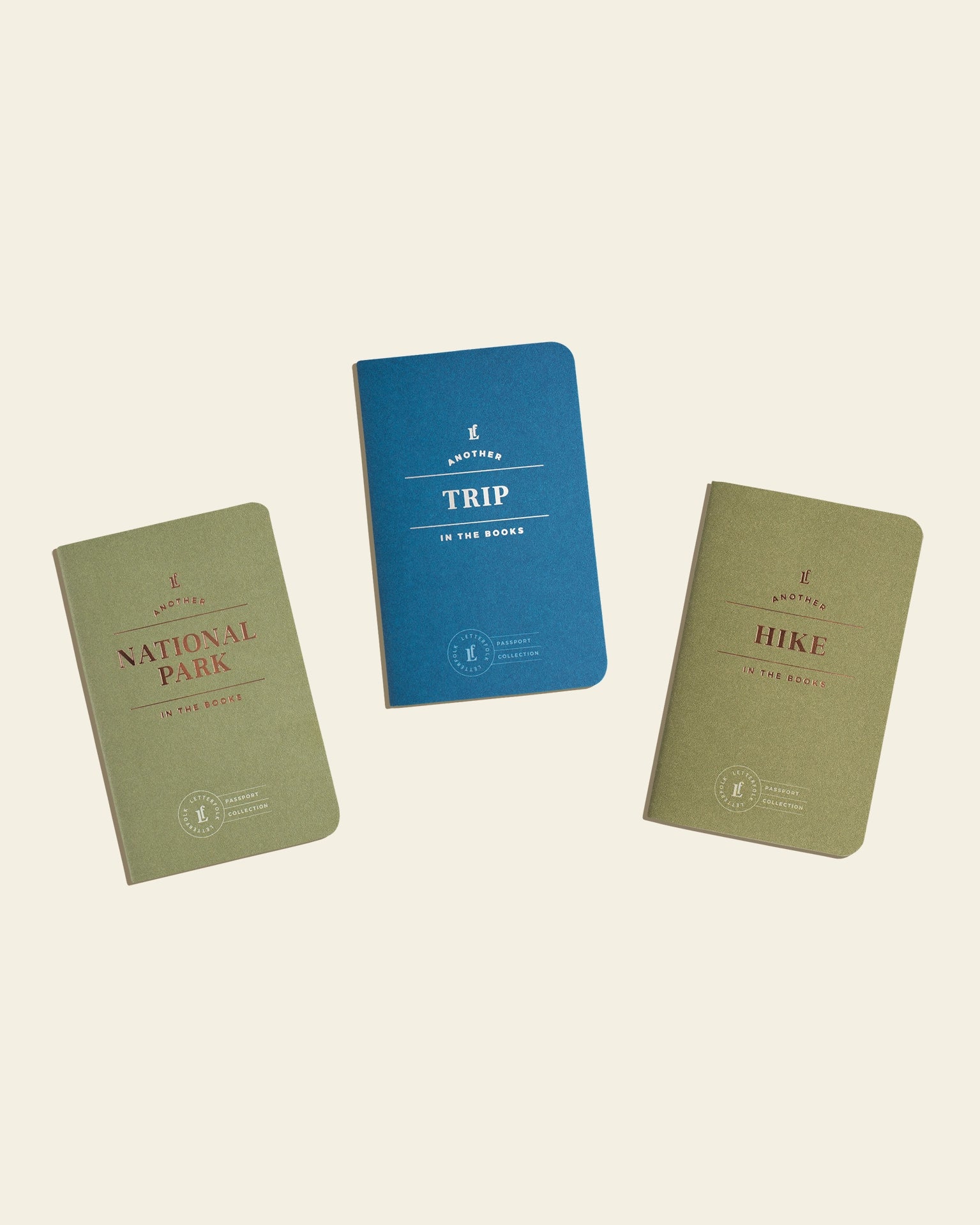 Letterfolk Passport Collection Trio Hike, National Park, Trip