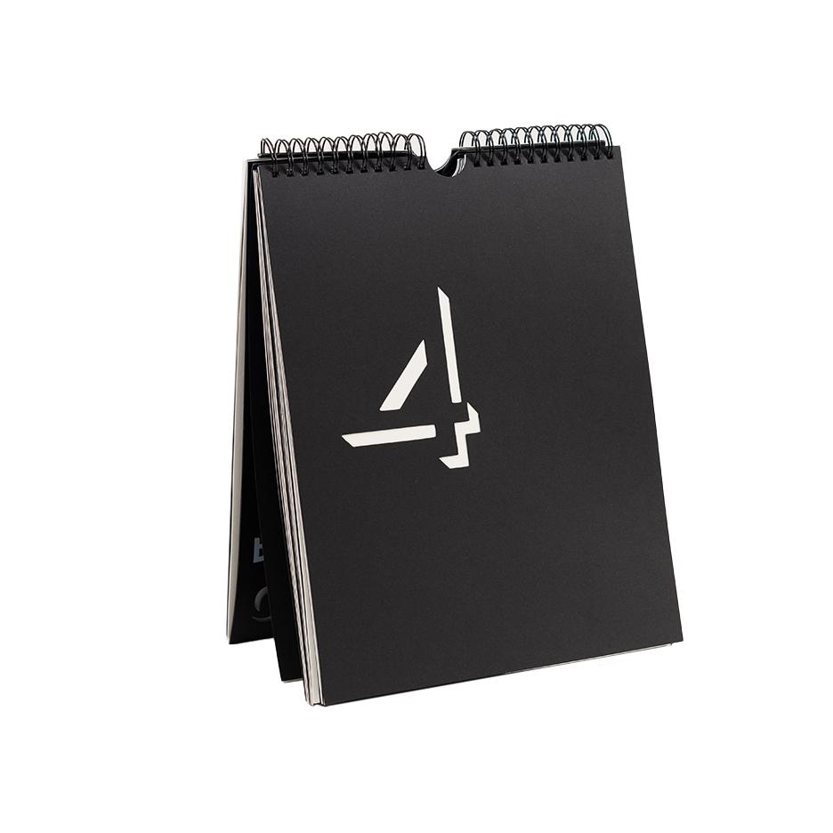 Perpetual Flip Calendar Letterfolk