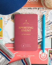 Sporting Event Passport on a themed background