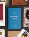 Country Passport on a themed background