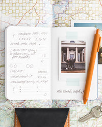 Road Trip Passport on a themed background