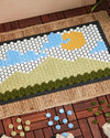 Textured Tile on a themed Tile Mat.
