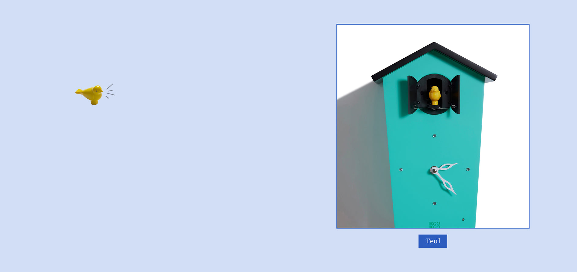 Modern Cuckoo Clock Letterfolk