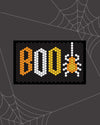October Spooky season tile mat and tile sets on a grey background. 