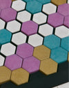 A close up of the Letterfolk Make Magic Tile Bundle on a Tile Mat.