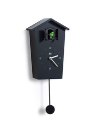 Cuckoo Clock in Black on a white background.