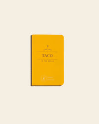Taco Passport on a cream background