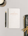 Everyday Notebook on a white background