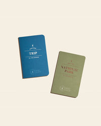 National Park and Trip Passport Bundle on a cream background