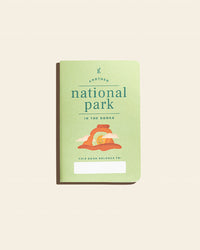 Kids National Park Passport on a cream background
