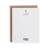 I ____ You Color-In Greeting Cards 3-Pack - Letterfolk