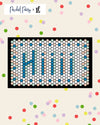 The Letterfolk Tile & Mat Set Beginners Bundle designed on a Tile Mat. 