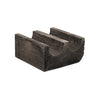 Paulownia Wood Double Taco Holder - Charcoal - Letterfolk