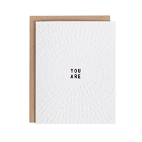 You Are Color-In Greeting Cards 3-Pack - Letterfolk