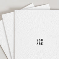 You Are Color-In Greeting Cards 3-Pack - Letterfolk